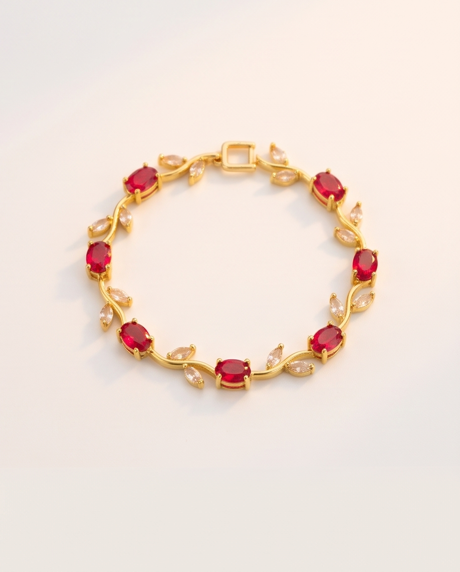 PULSERA DE ACERO CON PIEDRAS NATURALES