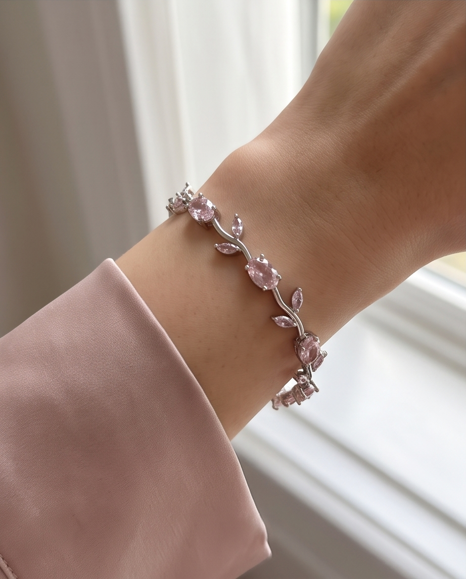 PULSERA DE ACERO CON PIEDRAS NATURALES