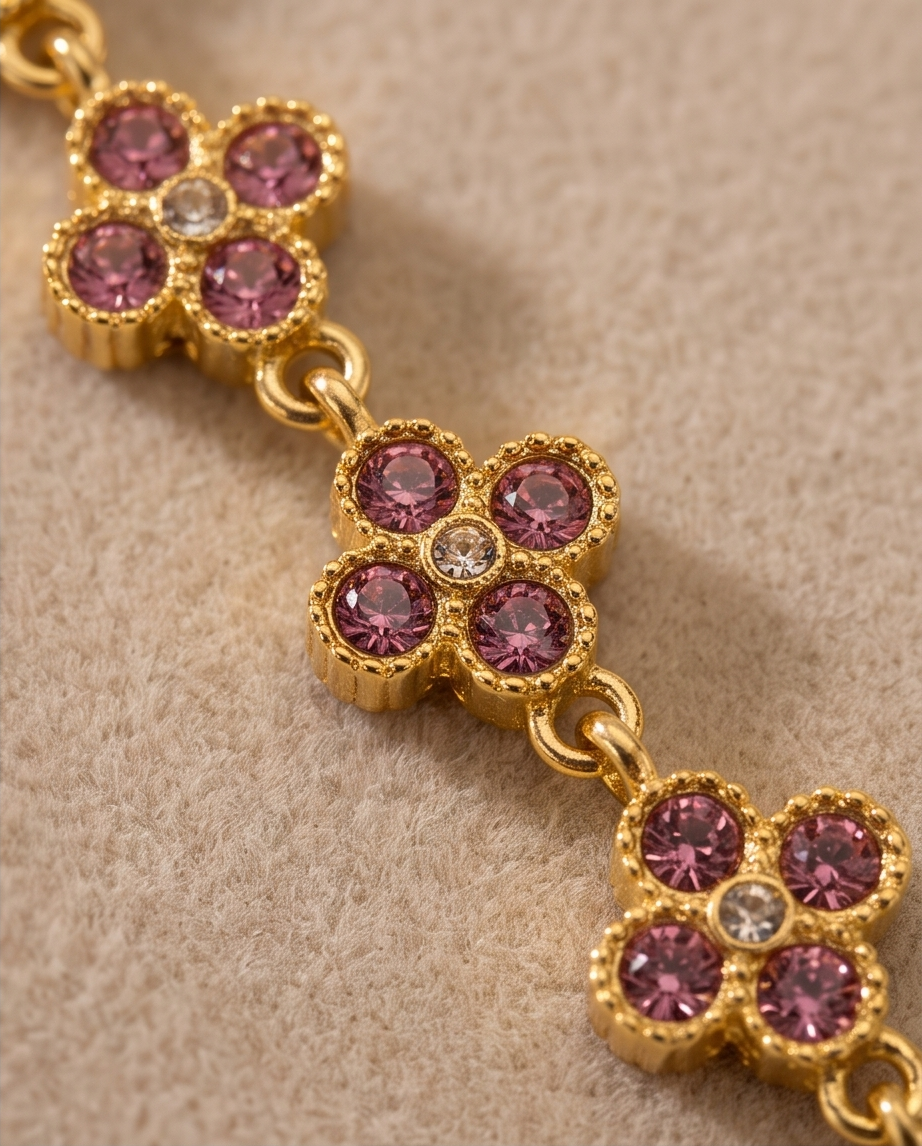 PULSERA DE ACERO CON PIEDRAS NATURALES