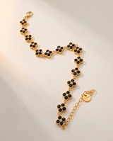 PULSERA DE ACERO CON PIEDRAS
