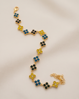 PULSERA DE ACERO QUIRURGICO CON PIEDRAS
