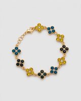 PULSERA DE ACERO QUIRURGICO CON PIEDRAS
