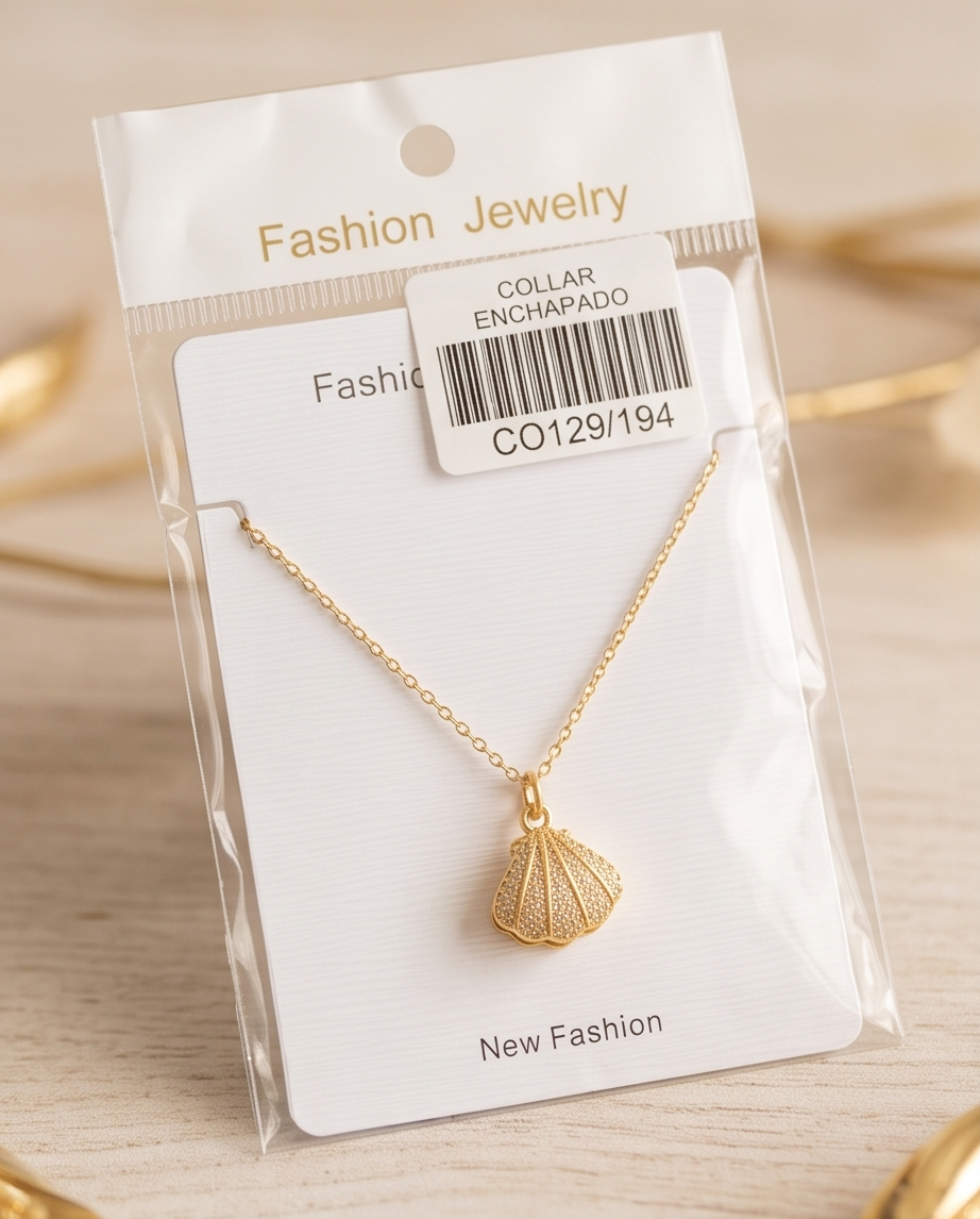 COLLAR ENCHAPADO COLECCION 2027