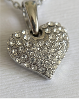 COLLAR ENCHAPADO Y CORAZÓN