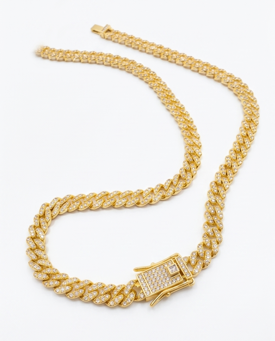 COLLAR CUBANO CON PIEDRAS