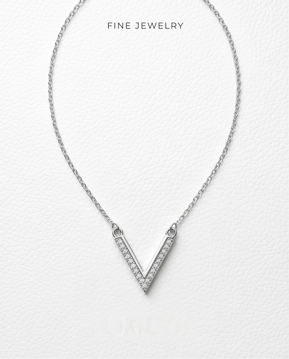 COLLAR CON DIJE ENCHAPADO PUNTO DE LUZ