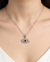 COLLAR DE DAMA CON DIJE ENCHAPADO