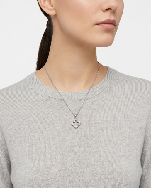 COLLAR ENCHAPADO CON DIJE