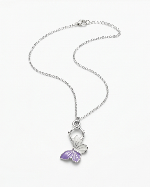 COLLAR ENCHAPADO CON DIJE