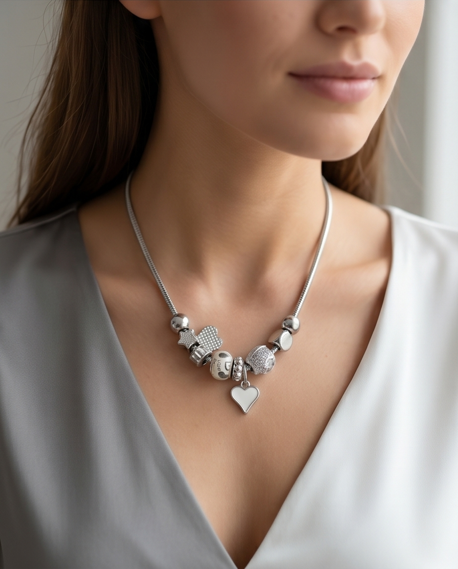 COLLAR DE FANTASIA CON PIEDRAS C11