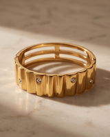 PULSERA EN ACERO QUIRURGICO DORADA