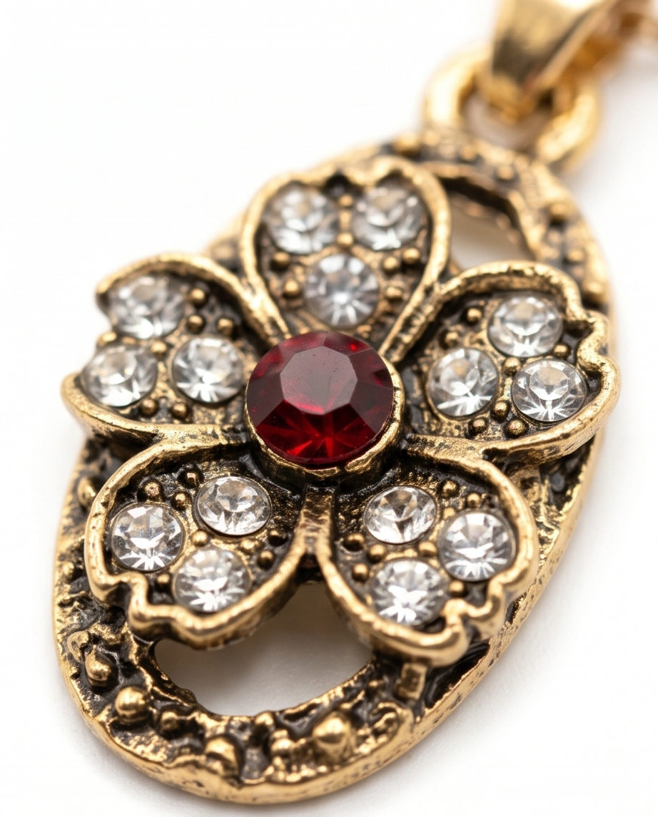 conjuntos de mujer collar y caravanas en bronce