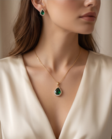 Collar con caravanas y amatistas colección 2027