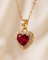 Collar con caravanas y Rubies colección 2027