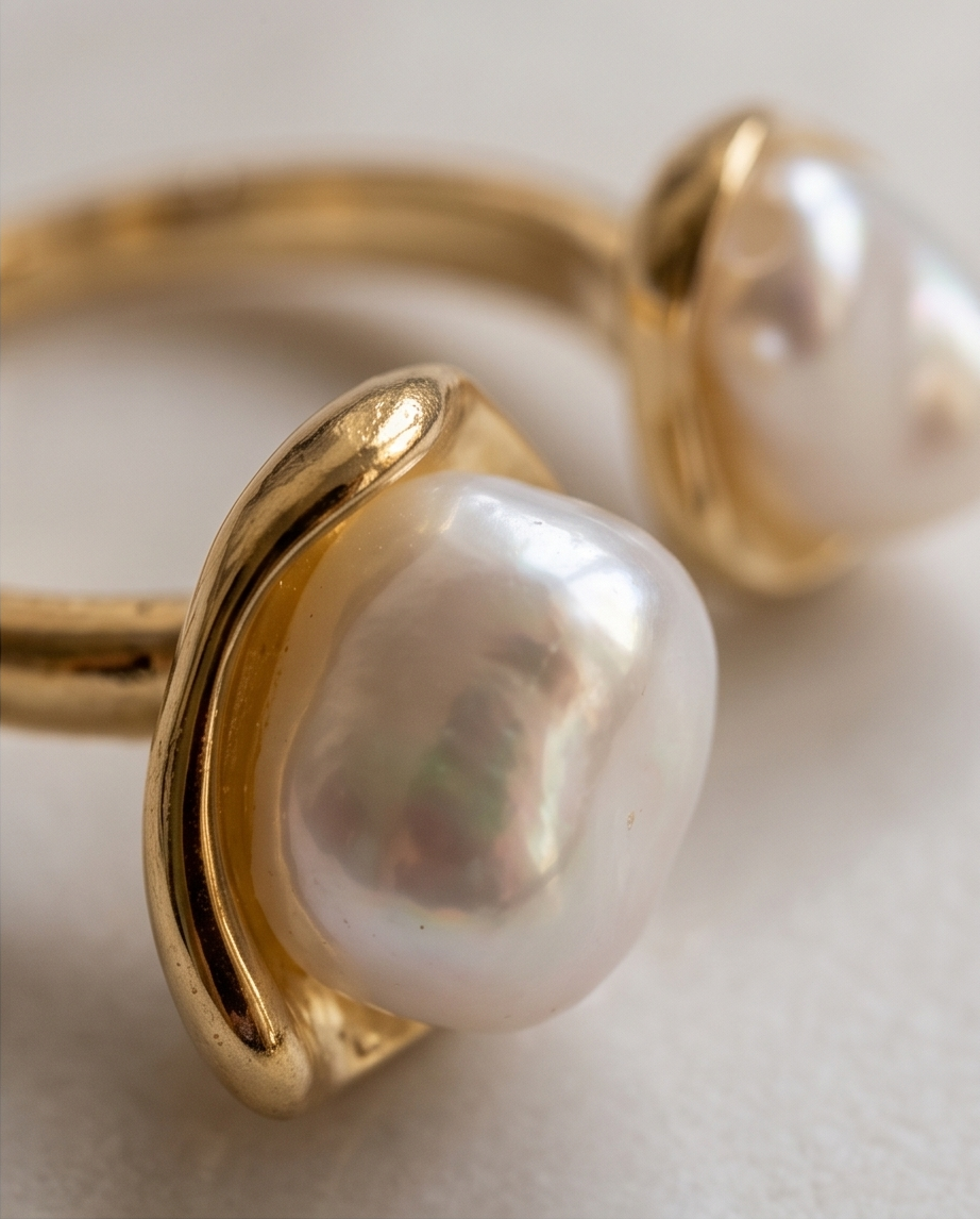 ANILLO DE ACERO QUIRURGICO DORADO COLECCION 2027