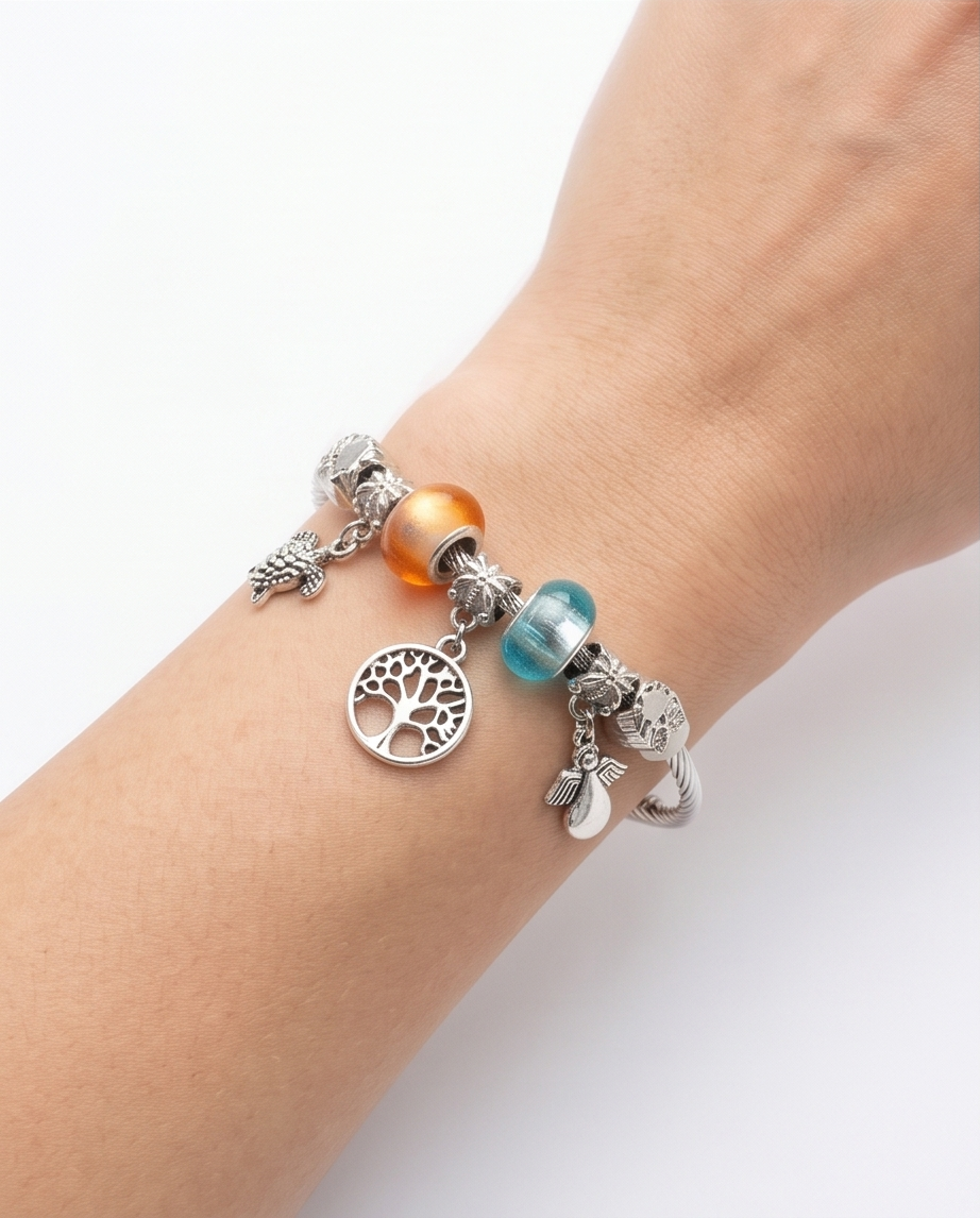 Pulsera de Dama con dijes 016