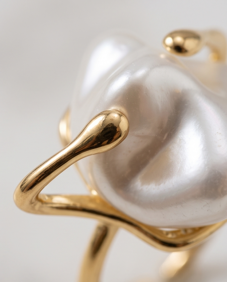 ANILLO DE ACERO QUIRURGICO DORADO COLECCIÓN 2027