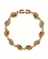 PULSERA DE BRONCE CON PIEDRAS