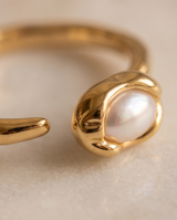 ANILLO DE ACERO QUIRURGICO DORADO COLECCIÓN 2027