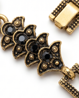 PULSERA DE BRONCE Y PIEDRAS
