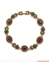 PULSERA DE BRONCE Y PIEDRAS