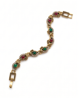 PULSERA DE BRONCE Y PIEDRAS