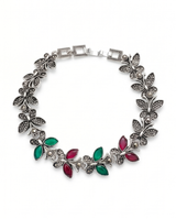PULSERA DE BRONCE Y PIEDRAS