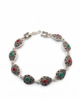 PULSERA DE BRONCE Y PIEDRAS