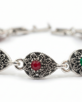PULSERA DE BRONCE Y PIEDRAS