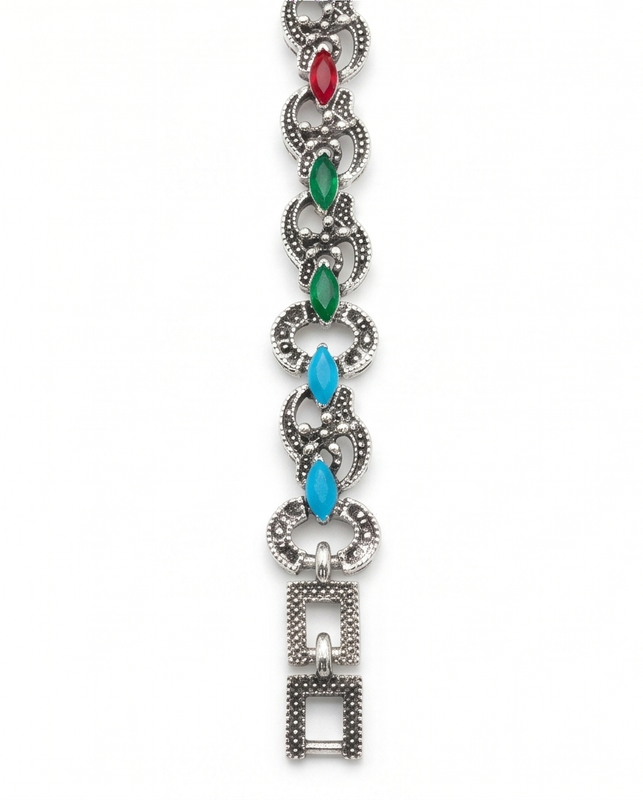 PULSERA DE BRONCE CON PIEDRAS