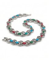 PULSERA DE BRONCE CON PIEDRAS