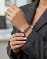 PULSERA DE BRONCE Y PIEDRAS