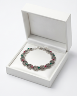 PULSERA DE BRONCE Y PIEDRAS