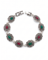 PULSERA DE BRONCE Y PIEDRAS