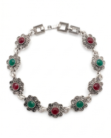 PULSERA DE BRONCE Y PIEDRAS