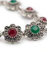 PULSERA DE BRONCE Y PIEDRAS