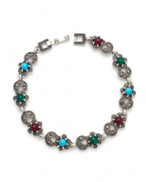 PULSERA DE BRONCE Y PIEDRAS