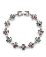 PULSERA DE BRONCE Y PIEDRAS