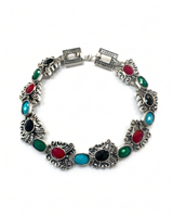PULSERA DE BRONCE Y PIEDRAS
