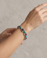 PULSERA DE BRONCE Y PIEDRAS