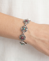 PULSERA DE BRONCE Y PIEDRAS