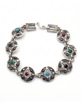 PULSERA DE BRONCE Y PIEDRAS