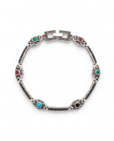 PULSERA DE BRONCE Y PIEDRAS