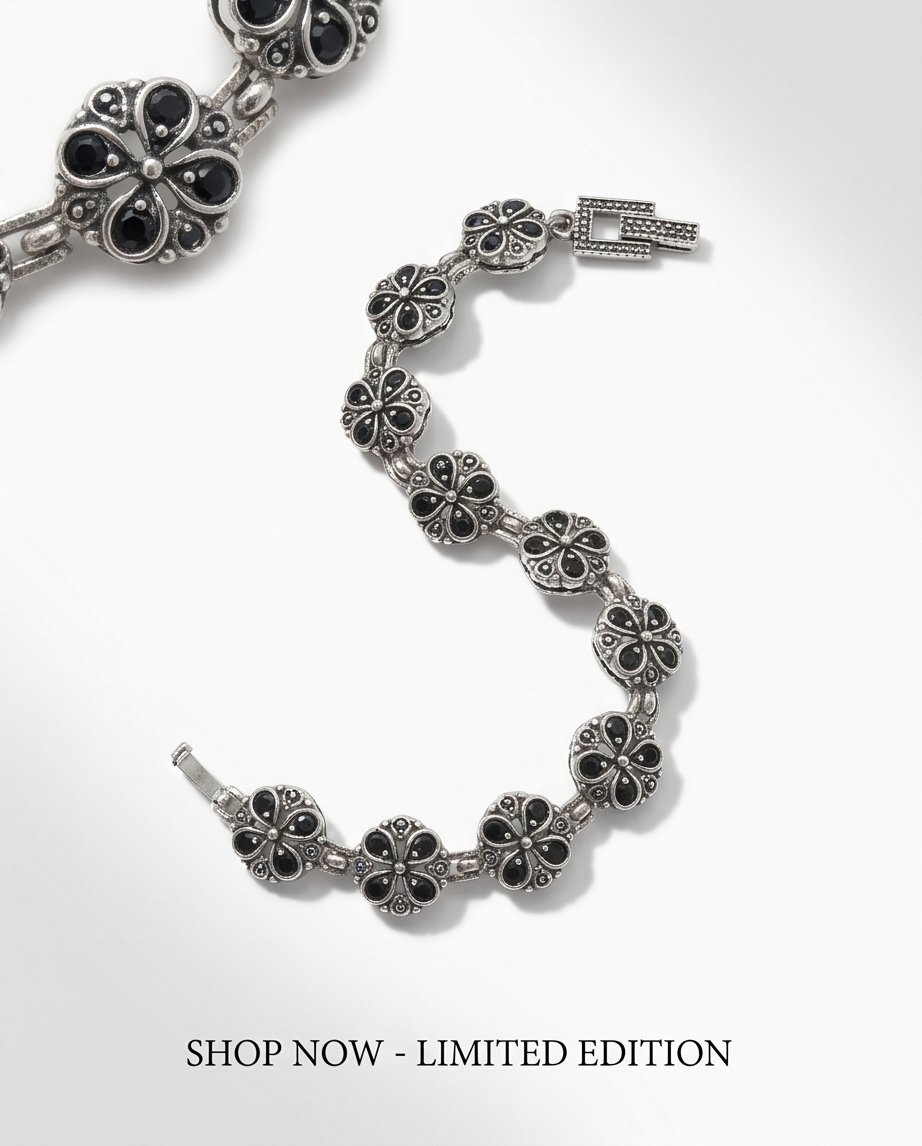 Pulsera de Bronce con piedras 9