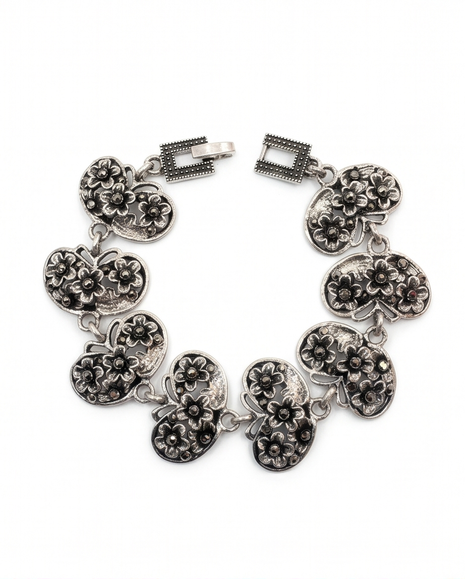 Pulsera de Bronce con piedras 12