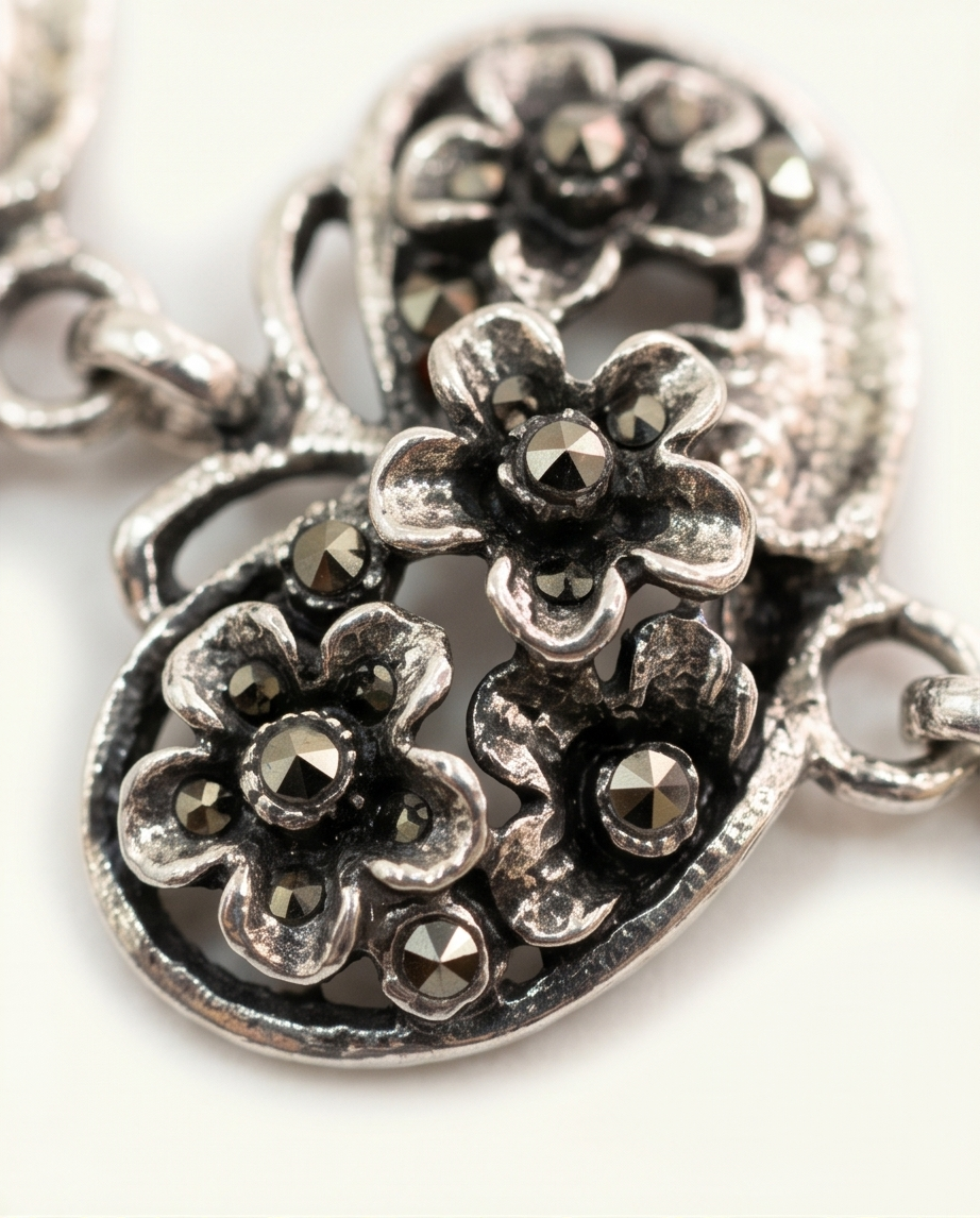 Pulsera de Bronce con piedras 12