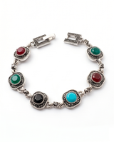 Pulsera de Bronce con piedras 7