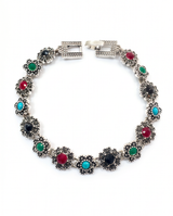 Pulsera de Bronce con piedras 6