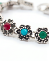 Pulsera de Bronce con piedras 6