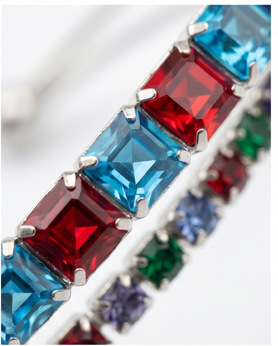 Pulsera de Dama con piedras 14